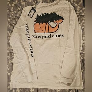 Vineyard Vines Men's long sleeve Whale & Tree tee
